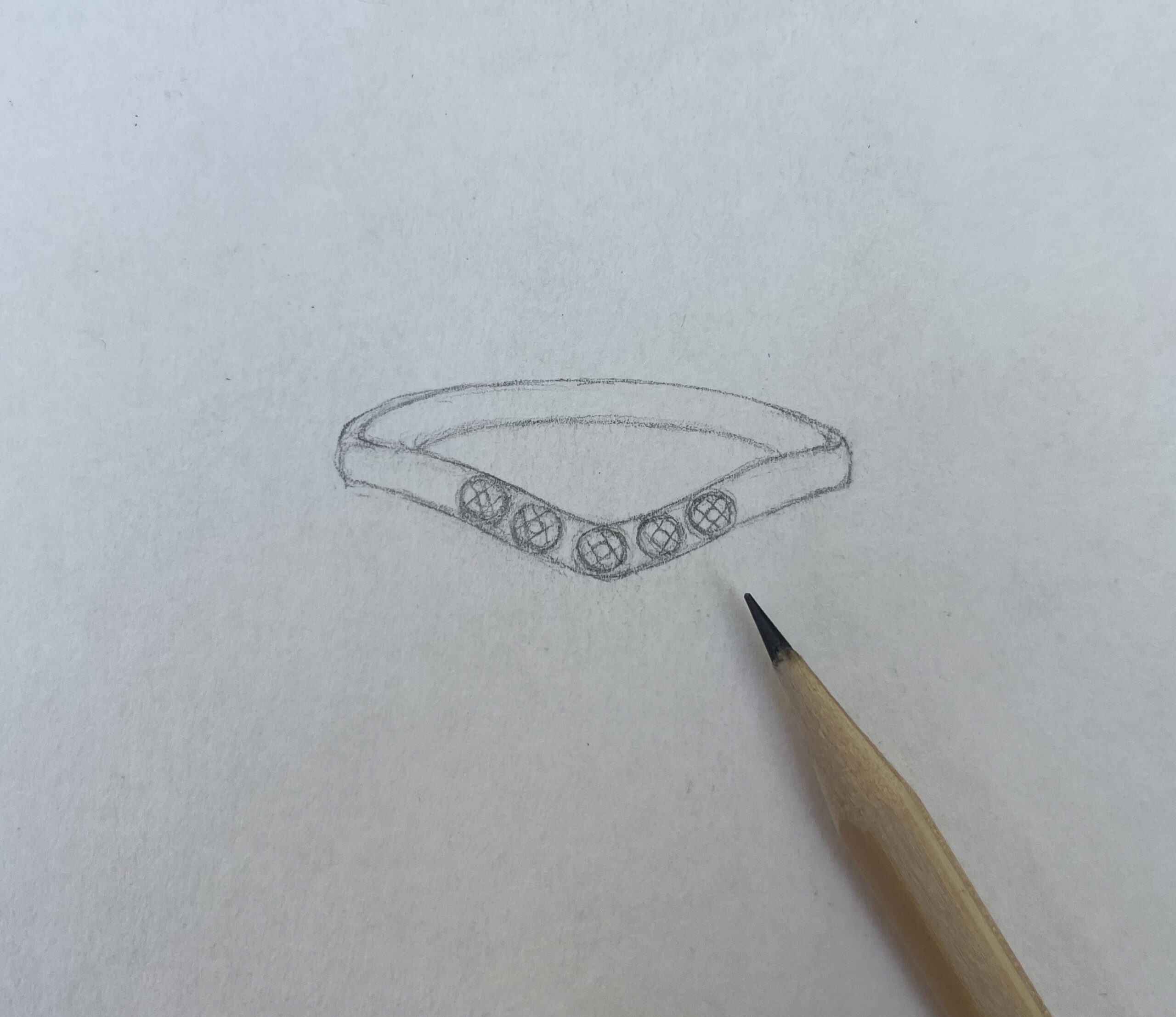 wedding ring sketch