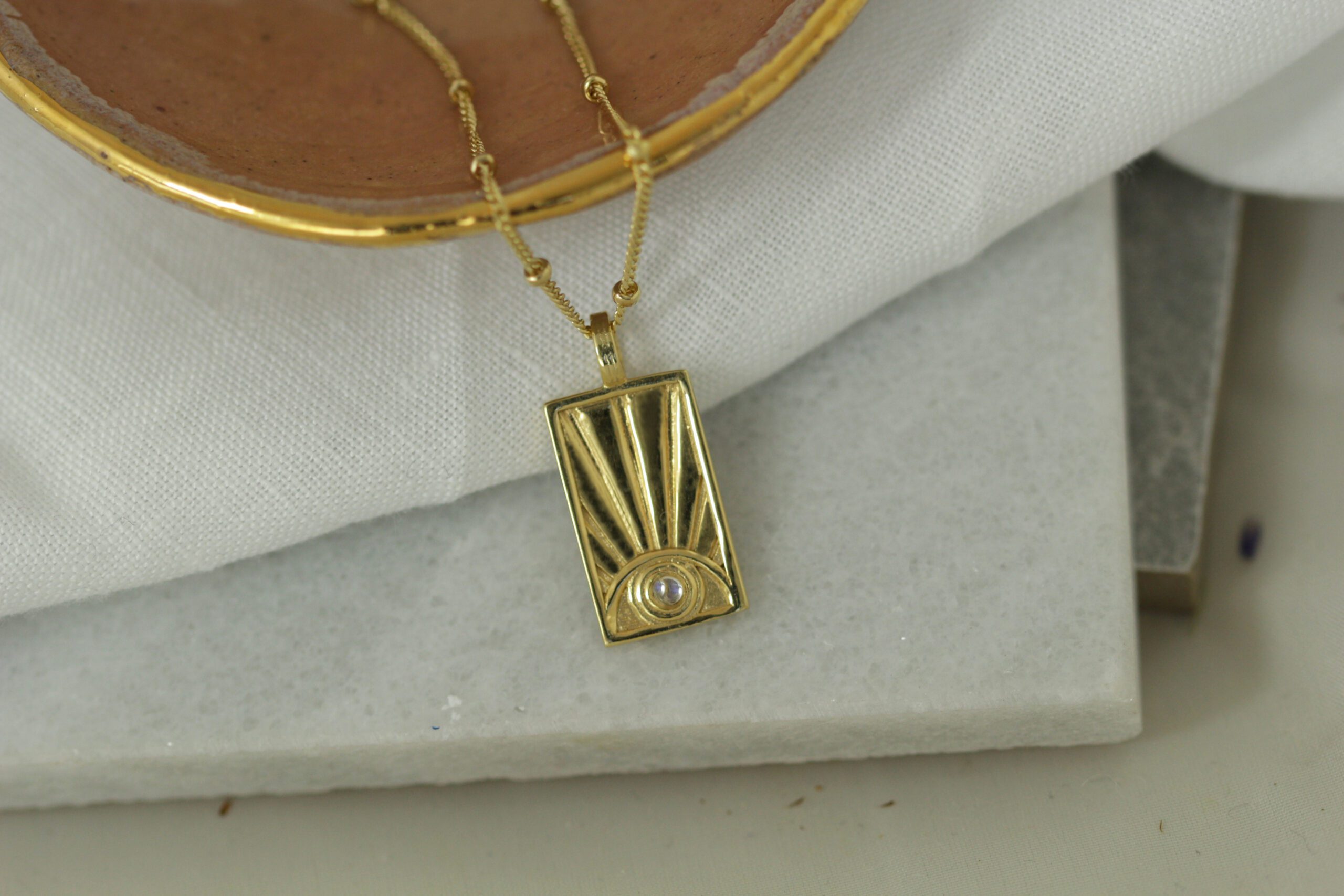 Sun Rays Necklace Etta Burton